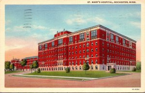 Minnesota Rochester St Mary's Hospital 1944 Curteich