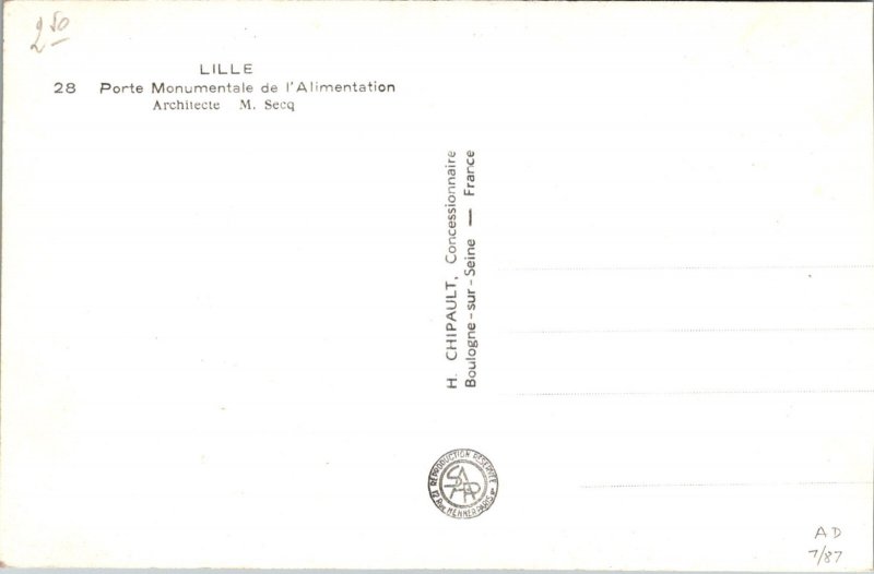 Vintage Postcard EXPOSITION DU PROGRÉS SOCIAL LILLE-ROUBAIX 1939 RPPC K30