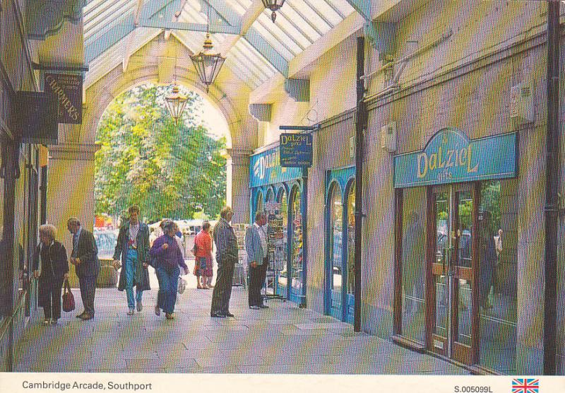 CAMBRIDGE ARCADE, SOUTHPORT, LANCASHIRE, UK