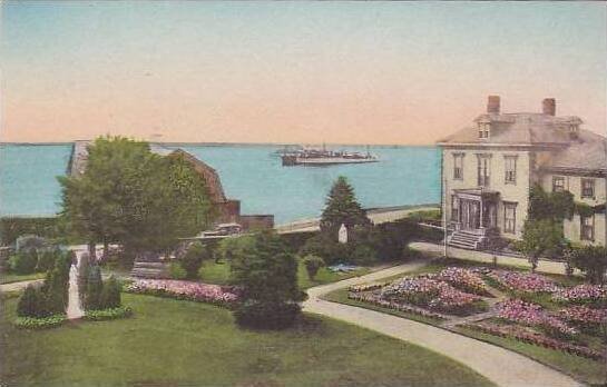 Rhode Island Newport The Convent Of Our Lady Of The Cenacle View From Main Ho...