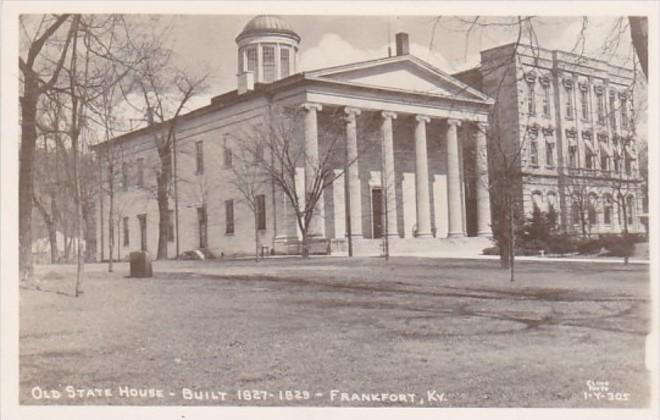 Kentucky Frankfort Old State House Built 1827 Real Photo