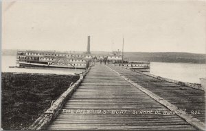 St. Anne De Beaupre QC The Pilgrim's Boat 'Beaupre' Steamer Unused Postcard G55