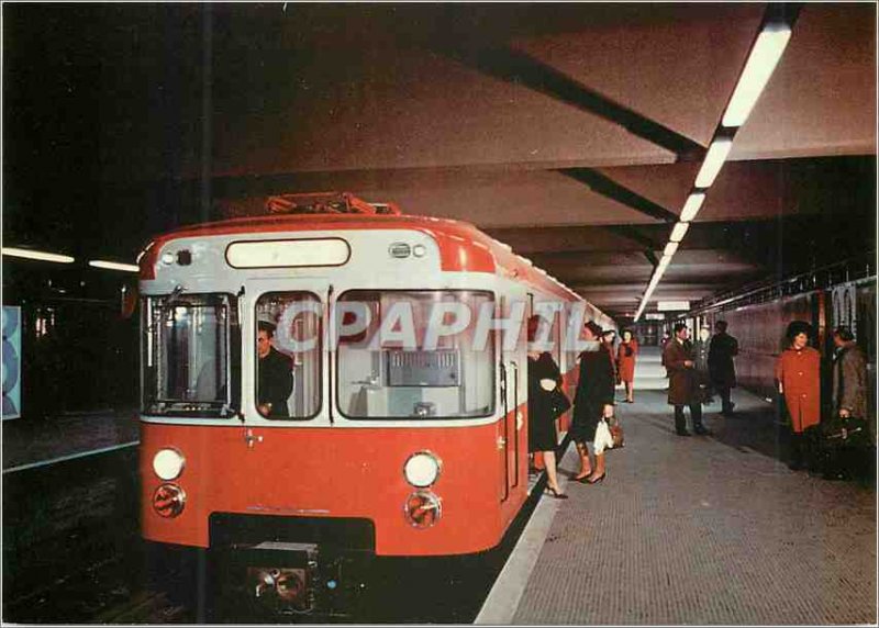 Modern Postcard Milano Metro