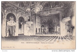 MONTE CARLO, Salle de Concert, Monaco, 00-10s