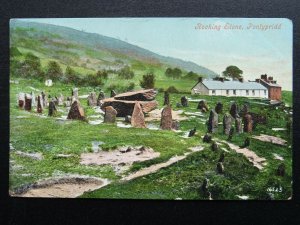 Wales Glamorgan PONTYPRIDD Rooking Stone - Old Postcard by Valentine