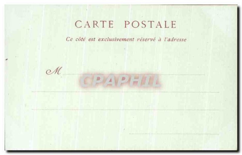 Old Postcard The Huelgoat cave & # 39Artus