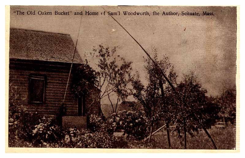 Postcard HOUSE SCENE Scituate Massachusetts MA AS6217