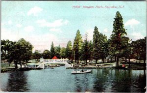 Postcard BOAT SCENE Camden New Jersey NJ AN3292