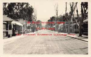 CA, Catalina Island, California, RPPC, Claressa Avenue, Homes, Bungalows, Photo