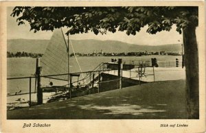 CPA AK BAD SCHACHEN a. BODENSEE Blick aud LINDAU GERMANY (866203)