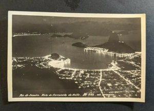 Mint Vintage View of Corcavado from the North Rio De Janeiro Brazil RPPC