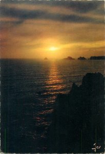 France near Crozon island scenic sunset aspect Postcard