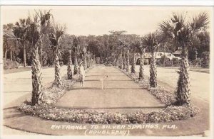 Florida Silver Springs Entrance 1940 Real Photo RPPC