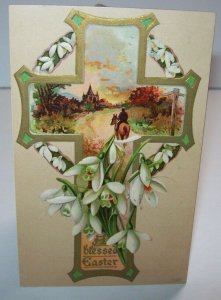 Easter Postcard Vintage Salesman Sample G C Holmes 1020 Man On Horseback 1909