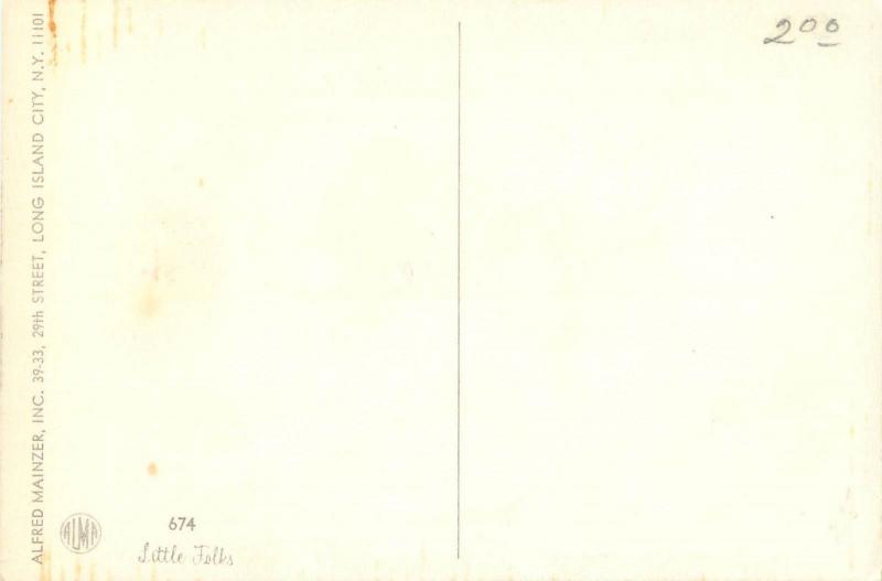 Alfred Mainzer Postcard Little Boy Watering Sunflower, Little Folks 674