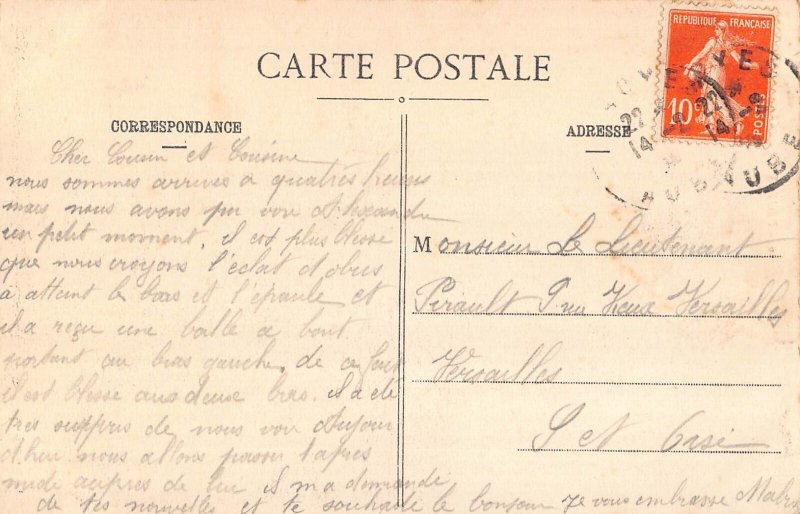 France Troyes Cathedral vintage postcard