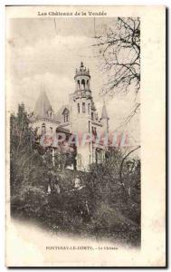 Old Postcard Les Chateaux De La Vendee Fontenay Le Comte Le Chateau