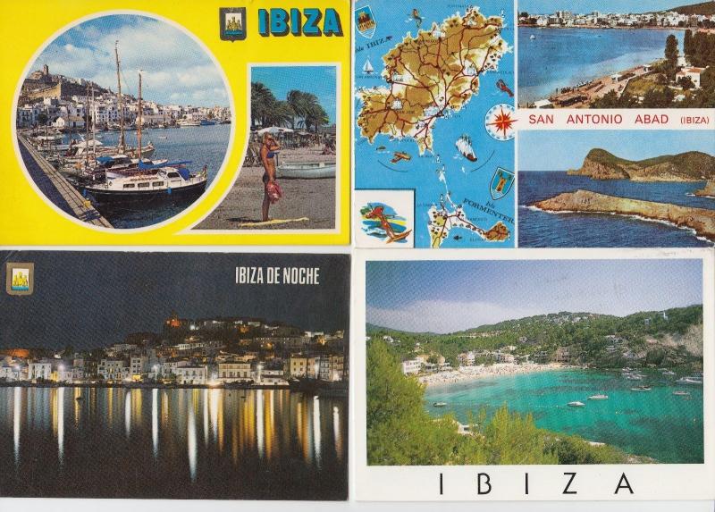 IBIZA BALEARES SPAIN 41 Modern Postcards mostly 1970-2000 period (L3253)