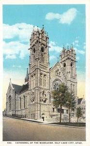 SALT LAKE CITY, UT Utah   CATHEDRAL OF THE MADELEINE    c1920's Postcard