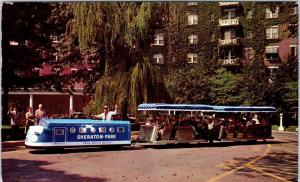 WASHINGTON, DC  SHERATON-PARK Hotel  TRAIN   1957  Roadside  Postcard