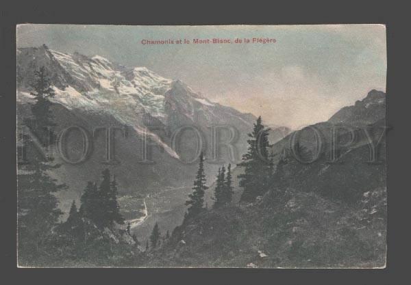 084390 FRANCE Chamonix et le Mont-Blance de la Flegere Vintage