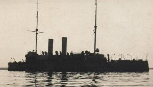 British Royal Navy Cruiser RPPC Photo HMS Gibraltar c.1910s
