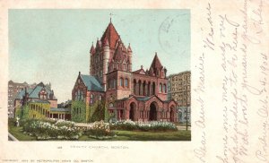 Vintage Postcard 1904 Trinity Parish Church Parish Boston Massachusetts Mass.