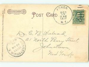 Divided-Back WATER SCENE Mohawk New York NY hk3228