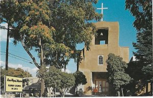 San Miguel Church Built About 1610 Santa Fe New Mexico