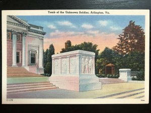 Vintage Postcard 1930-1945 Tomb of the Unknown Soldier Arlington Virginia