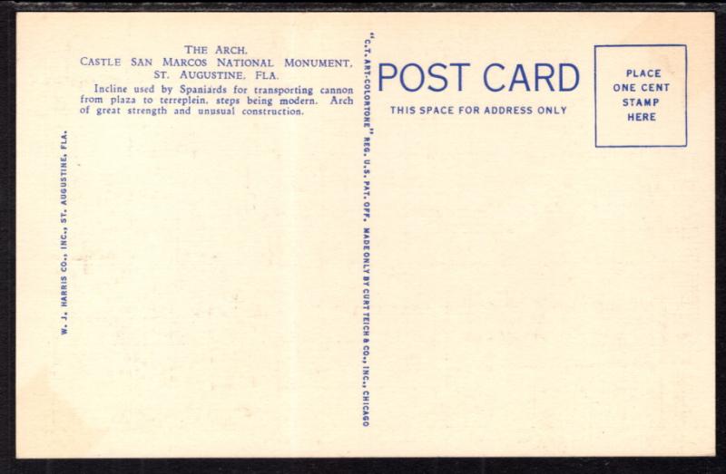 The Arch,Castle San Marcos National Monument,St Augustine,FL