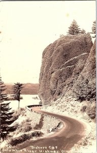 RPPC Postcard Tishops Cap Columbia River Highway Oregon c1930