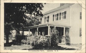 Laconia New Hampshire NH Farm House 1910s-30s Postcard