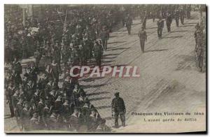 Old Postcard Funerals funeral of the victims of the Jena & # 39avant guard pa...