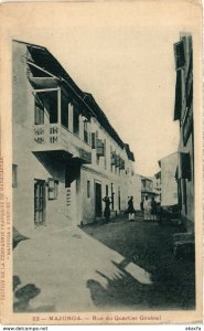 CPA AK Majunga- Rue du Quartier General MADAGASCAR (819056)