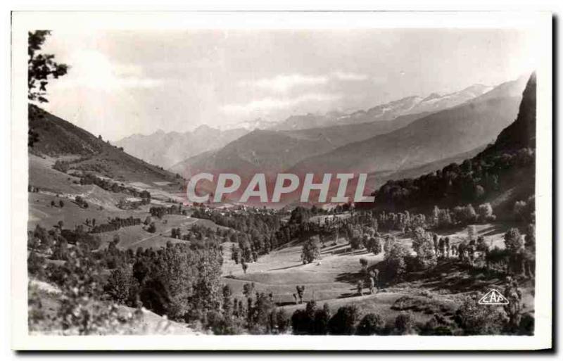Old Postcard De Luchon Valley D & # 39Oueill View Towards Superbagneres