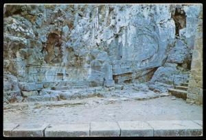 Lindos - Relief rock - carving of a trireme