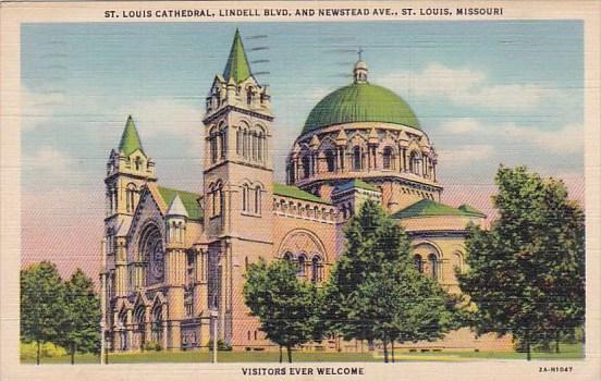 Saint Louis Cathedral Lindell Boulevard And Newstead Avenue Saint Louis Misso...