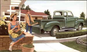 GMC Trucks Advertising Pickup Model c1950 Postcard