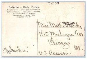 1908 Junta Economica-Administrativa Montevideo Uruguay Posted Antique Postcard