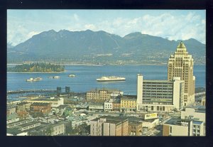 Vancouver, British Columbia/B.C.,Canada Postcard, City & North Shore Mountains