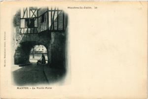 CPA MANTES-la-JOLIE - MANTES - La Vieille Porte (359383)