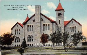 Haworth Hall, Chilocco Indian School Chilocco, Oklahoma, OK, USA Indian Unused 