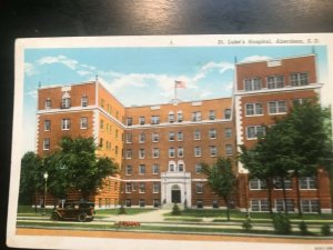 Vintage Postcard 1915-1930 St. Luke's Hospital Aberdeen South Dakota