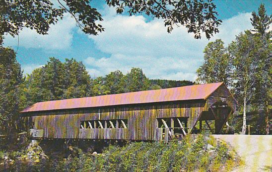 Covered Bridge Over wift River Albany New Hampshire