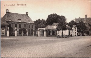 Netherlands 's Gravenhof Zutphen Vintage Postcard C127