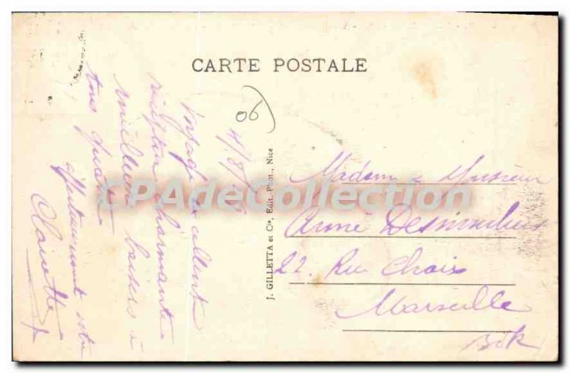 Old Postcard Peone General view Haute Vallee