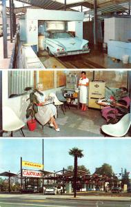 Glendale CA College Automatic Car Wash Multi-View Postcard