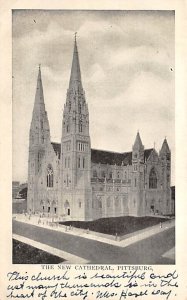 New Cathedral Pittsburgh, Pennsylvania PA Postcard
