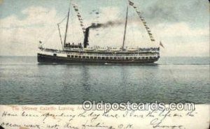 The Steamer Cabrillo Avalon, Catalina Island, CA, CA USA Steam Ship 1905 crea...